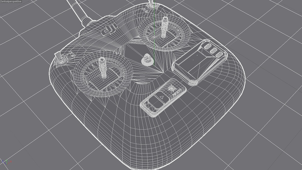 DJI Phantom 3D Model Cinema4D C4D .c4d .3ds .obj .max DJI Phantom 3D Model Cinema4D C4D .c4d .3ds .obj .max