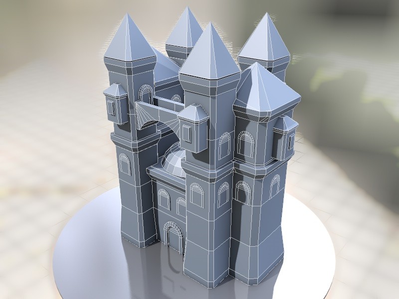 papercraft papiermodell castle schloss cinema4d c4d pepakura burg 3d model modellbau low poly modeling papercraft papiermodell castle schloss cinema4d c4d pepakura burg 3d model modellbau low poly modeling