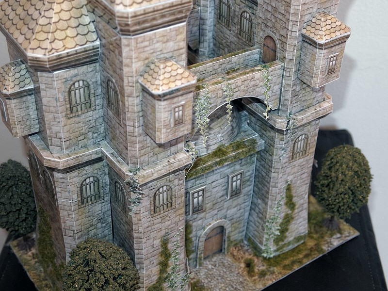 papercraft papiermodell castle schloss cinema4d c4d pepakura burg 3d model modellbau low poly modeling papercraft papiermodell castle schloss cinema4d c4d pepakura burg 3d model modellbau low poly modeling