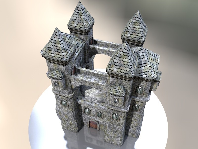 papercraft papiermodell castle schloss cinema4d c4d pepakura burg 3d model modellbau low poly modeling papercraft papiermodell castle schloss cinema4d c4d pepakura burg 3d model modellbau low poly modeling