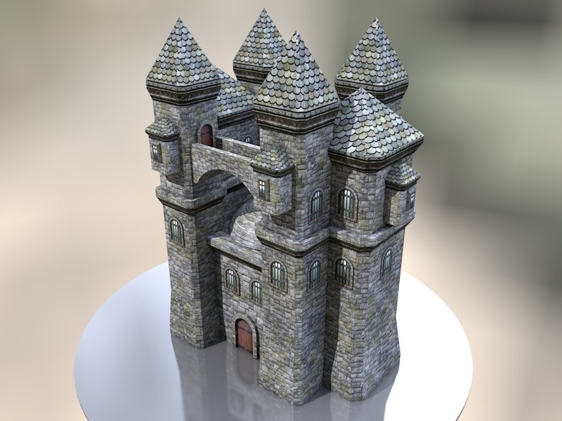 papercraft papiermodell castle schloss cinema4d c4d pepakura burg 3d model modellbau low poly modeling papercraft papiermodell castle schloss cinema4d c4d pepakura burg 3d model modellbau low poly modeling