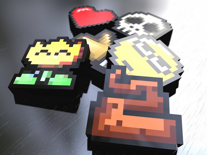Papercraft papiermodell icon symbol heart herz smiley skull totenkopf flower blume pixie pixies pixel paper crafting how to cinema4d c4d pepakura designer .c4d Papercraft papiermodell icon symbol heart herz smiley skull totenkopf flower blume pixie pixies pixel paper crafting how to cinema4d c4d pepakura designer .c4d