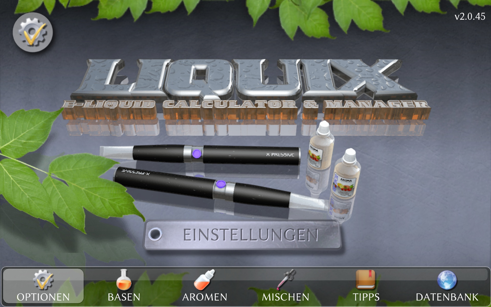 android app liquix e-liquid eliquid liquid calculator liquidrechner liquid manager liquid berechnen dampfer dampfen vape vaping e-cigarette e-zigarrette e-zigarette e-cigarrette ecigarrette ezigarrette flavorart pg vg aromen aromas tobacco nicotine nikotin android app liquix e-liquid eliquid liquid calculator liquidrechner liquid manager liquid berechnen dampfer dampfen vape vaping e-cigarette e-zigarrette e-zigarette e-cigarrette ecigarrette ezigarrette flavorart pg vg aromen aromas tobacco nicotine nikotin