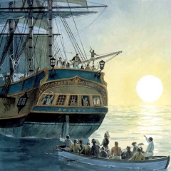 bounty meuterei william bligh fletcher christian logbuch wissenschaft tahiti pitcairn 1789 seekarten navigation kriegsgericht geschlechtskrankheiten