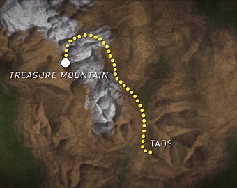 fluch des treasure mountain karte colorado rocky mountains schatz legende mythos ausserirdische fluch indianer mike vom mars blog