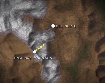 fluch des treasure mountain karte colorado rocky mountains schatz legende mythos ausserirdische fluch indianer mike vom mars blog