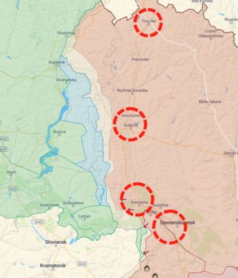 ukraine krieg putin taktische karte verlauf front lyman sloviansk kupiansk izium kramatorsk kherson kharkiv oskil mike vom mars blog