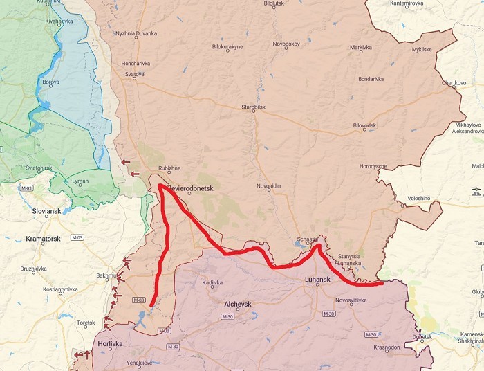 ukraine krieg putin taktische karte verlauf front lyman sloviansk kupiansk izium kramatorsk kherson kharkiv oskil mike vom mars blog