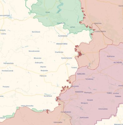 ukraine krieg putin taktische karte verlauf front lyman sloviansk kupiansk izium kramatorsk kherson kharkiv oskil soledar bakhmut mike vom mars blog