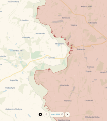 ukraine krieg putin taktische karte verlauf front lyman sloviansk kupiansk izium kramatorsk kherson kharkiv oskil soledar bakhmut mike vom mars blog