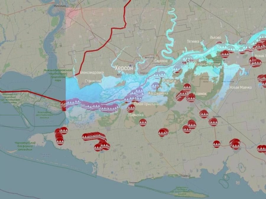ukraine krieg putin taktische karte verlauf front lyman sloviansk kupiansk izium kramatorsk kherson kharkiv oskil soledar bakhmut belgorod mike vom mars blog